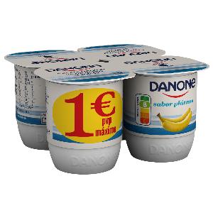 yogur platano danone 125 g p-4