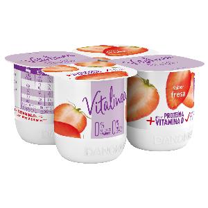yogur desnatado sabor fresa vitalinea danone 125 g p-4