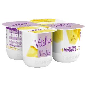 yogur desnatado sabor piña vitalinea danone 125 g p-4