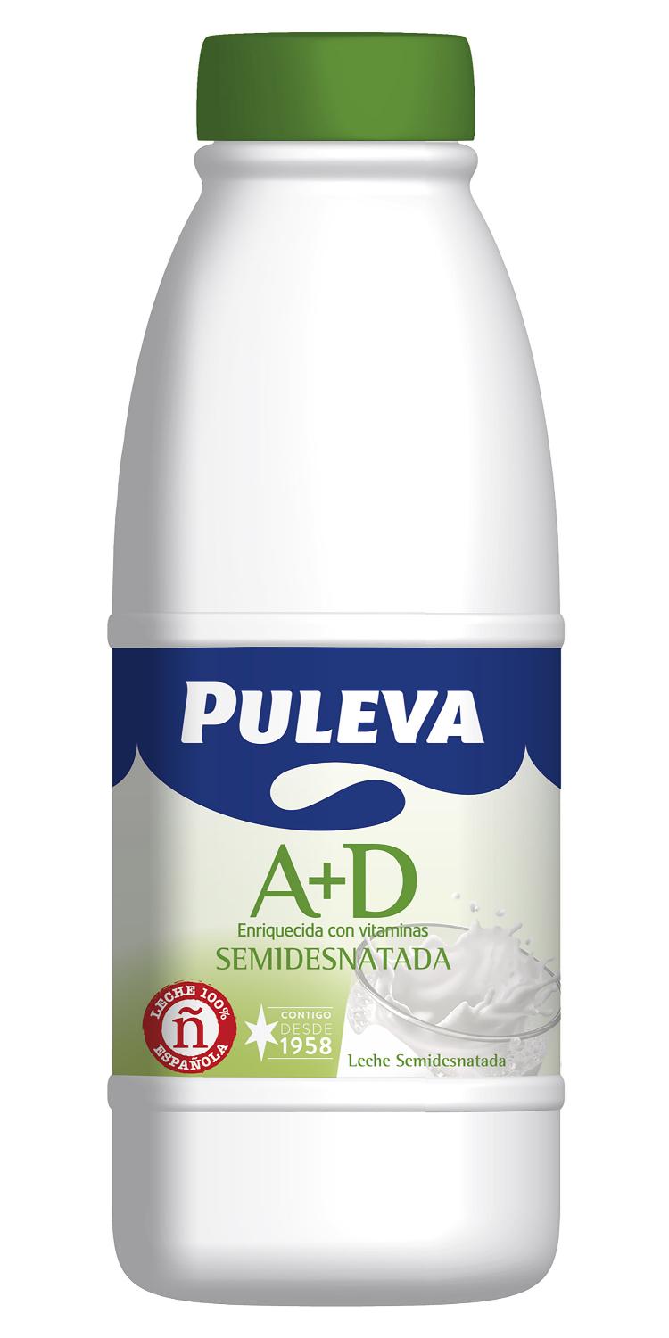 leche semidesnata uht puleva botella 1,5 l