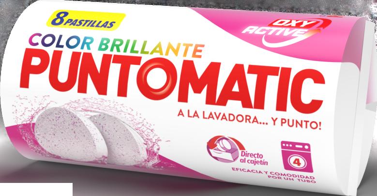 detergente color puntomatic pastillas 8 u.