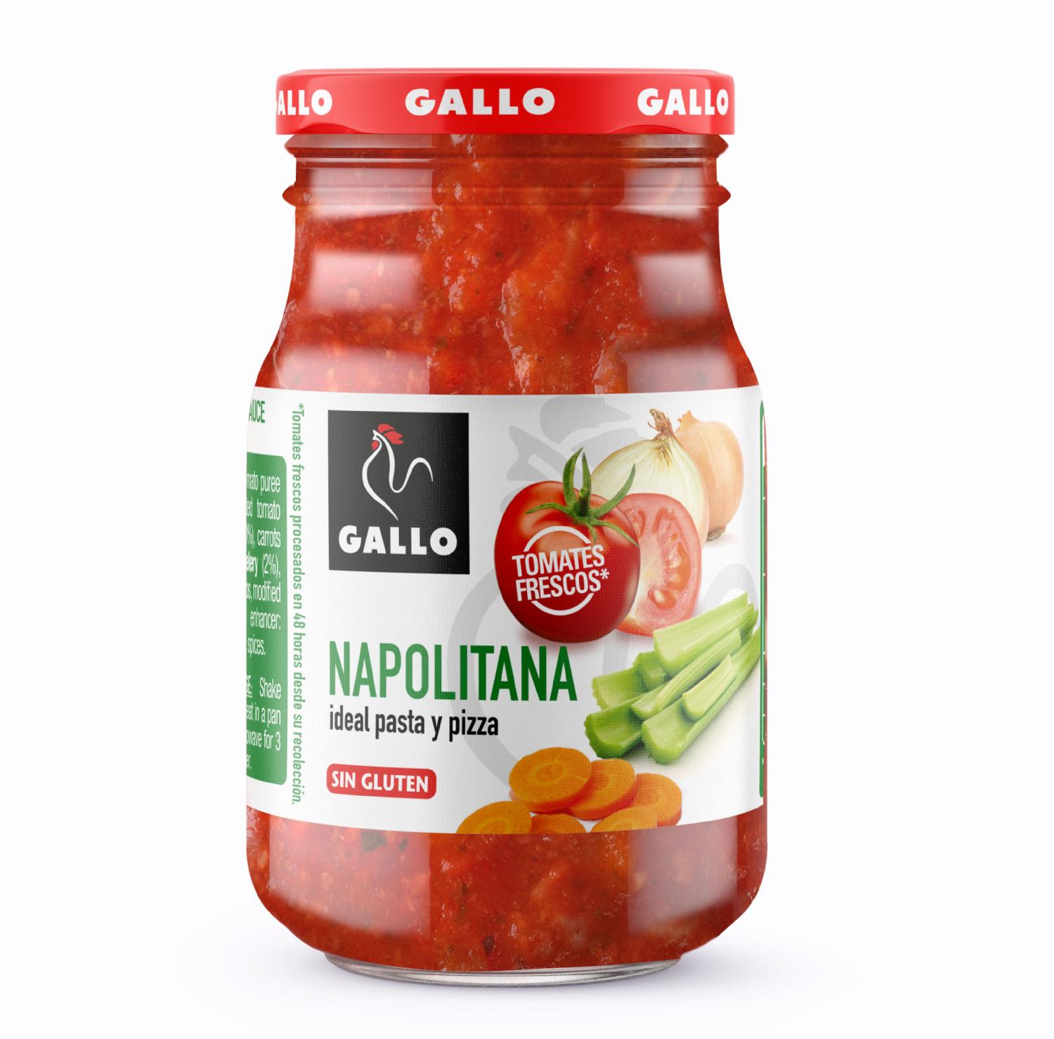 salsa napolitana gallo 230 g