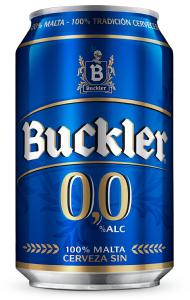 cerveza 0,0% buckler lata 33 cl