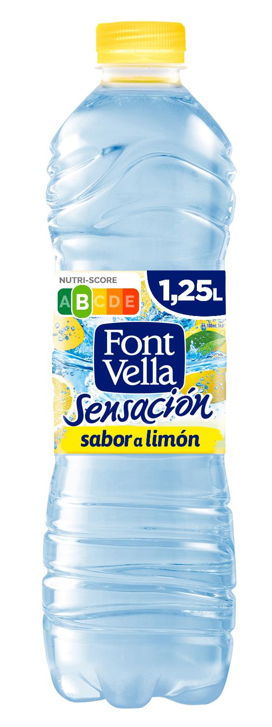 agua sabor limon sensacion font vella 1,25 l