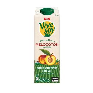 zumo melocoton c/soja vivesoy brik 1 l