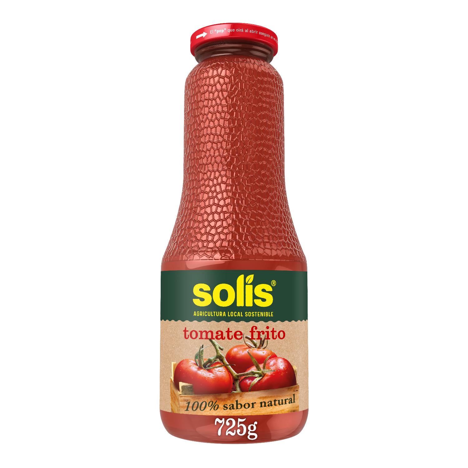 tomate frito solis frasco 725 g