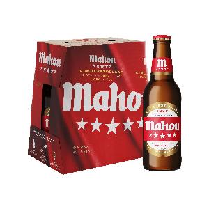 cerveza 5 estrellas mahou 25 cl p-6