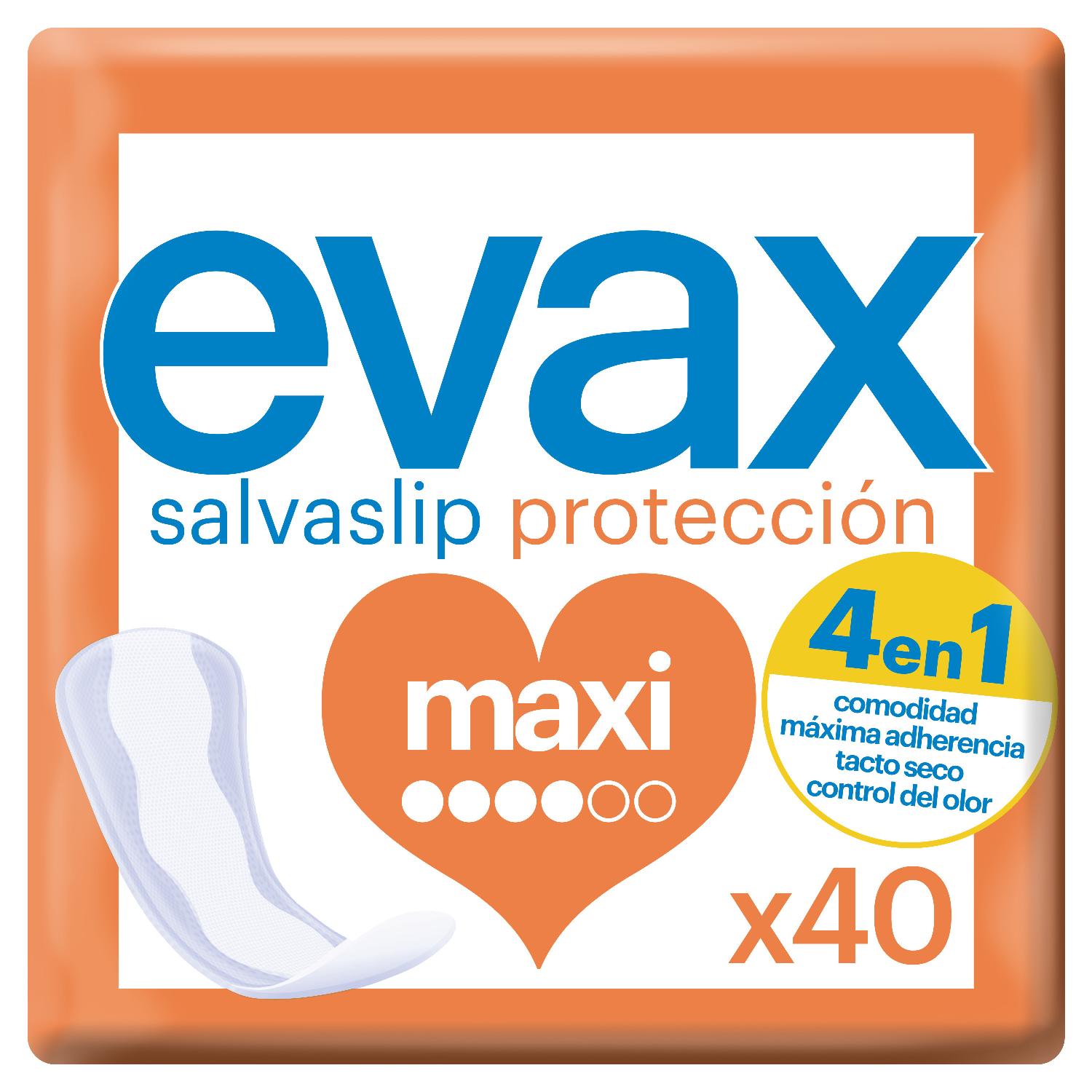 salva slip maxi evax 40 ud