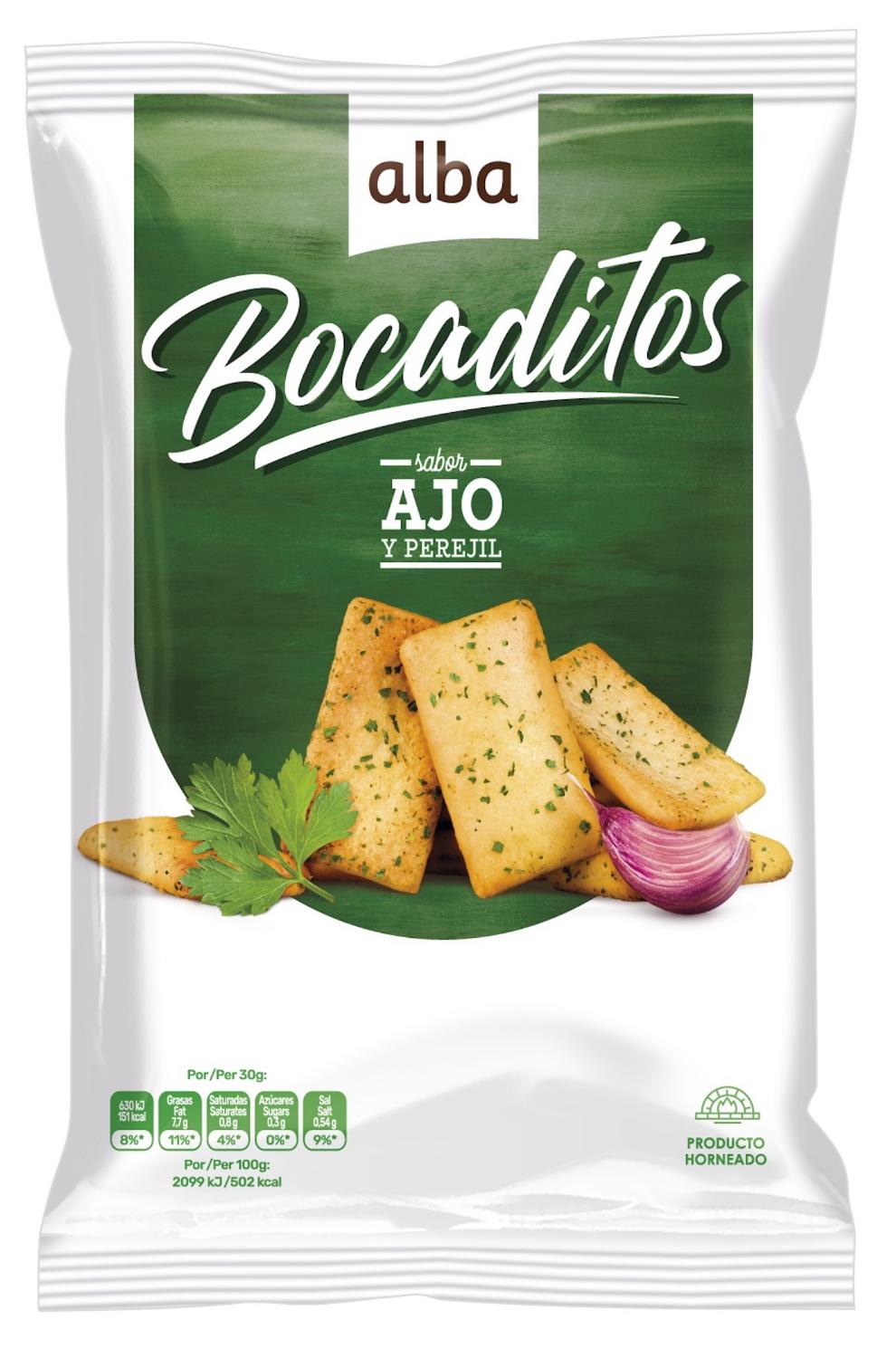 bocaditos ajo y perejil alba 110gr