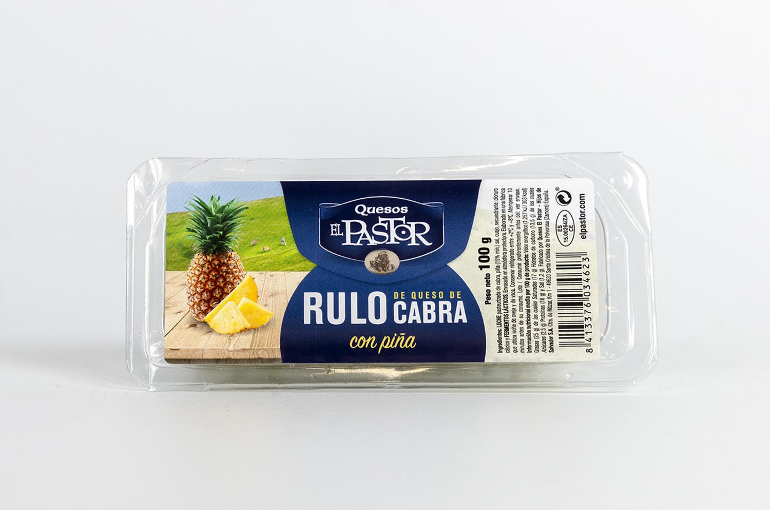 rulo de queso cabra con piña el pastor 100 g rulo de queso cabra con piña el pastor 100 g