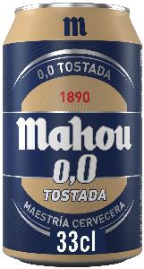 cerveza mahou 0.0 tost. lata 33cl