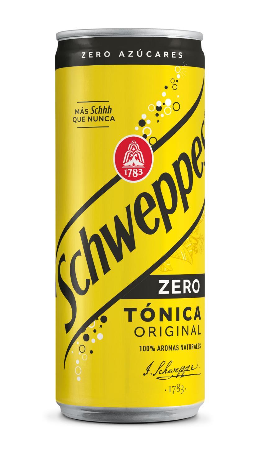 tonica zero schweppes lata 33 cl