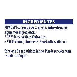 suavizante conc.creaciones pasion/bergamota mimosin 58 dosis