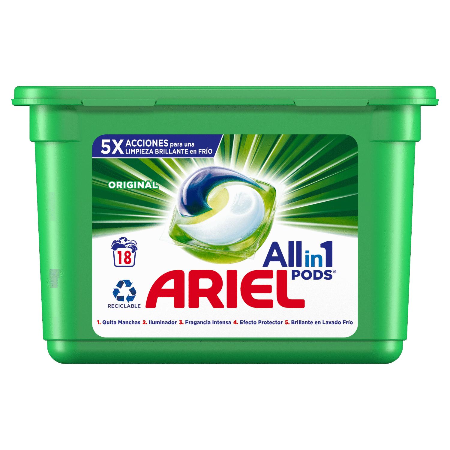 detergente ariel pods 3en1  18d.