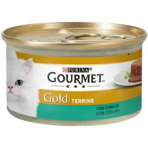 comida gatos gourmet gold con conejo purina 85 g