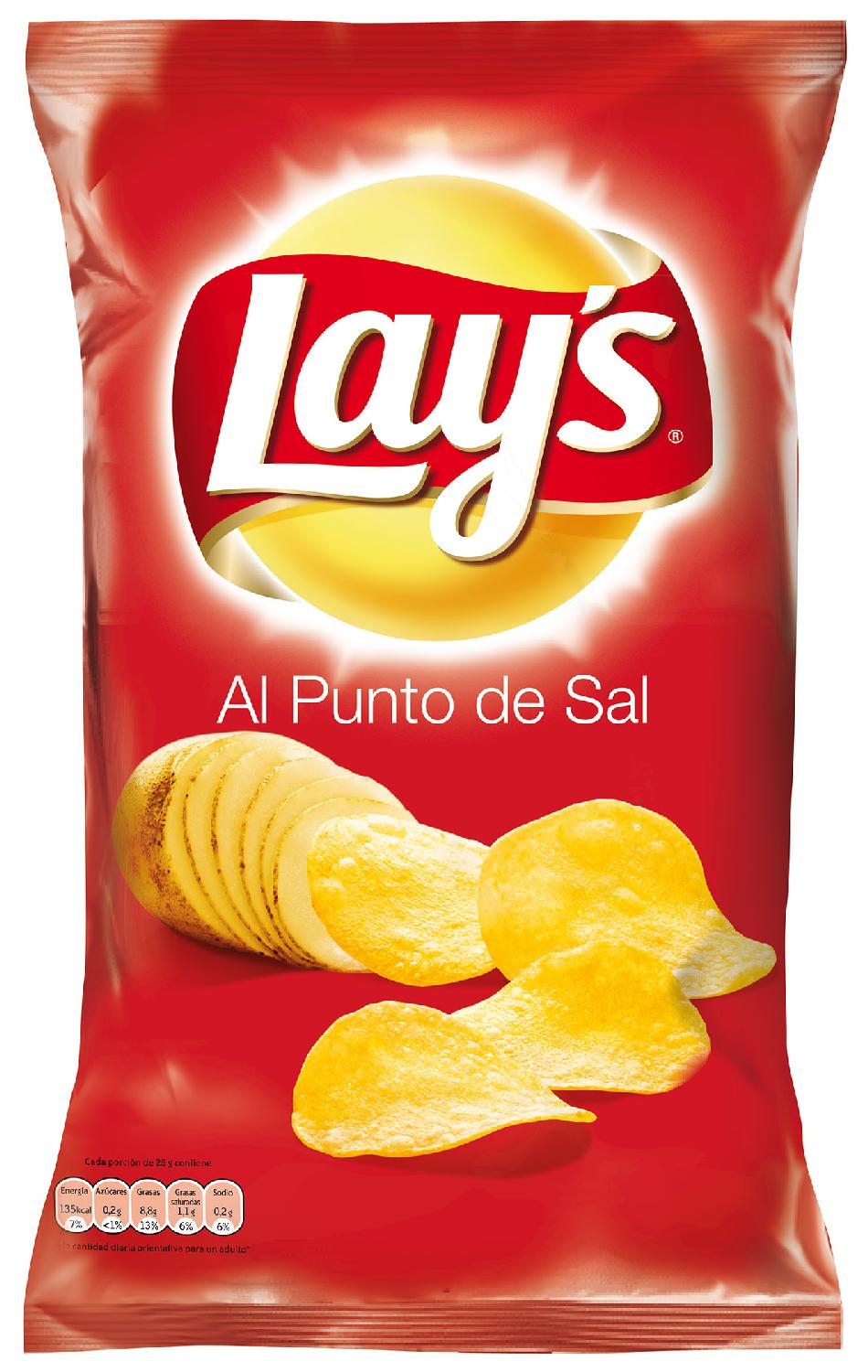 patatas al punto de sal lays 145 grs 