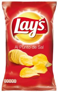 patatas al punto de sal lays 145 grs 