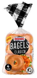 bagels bimbo clasico 4ud +1   300gr