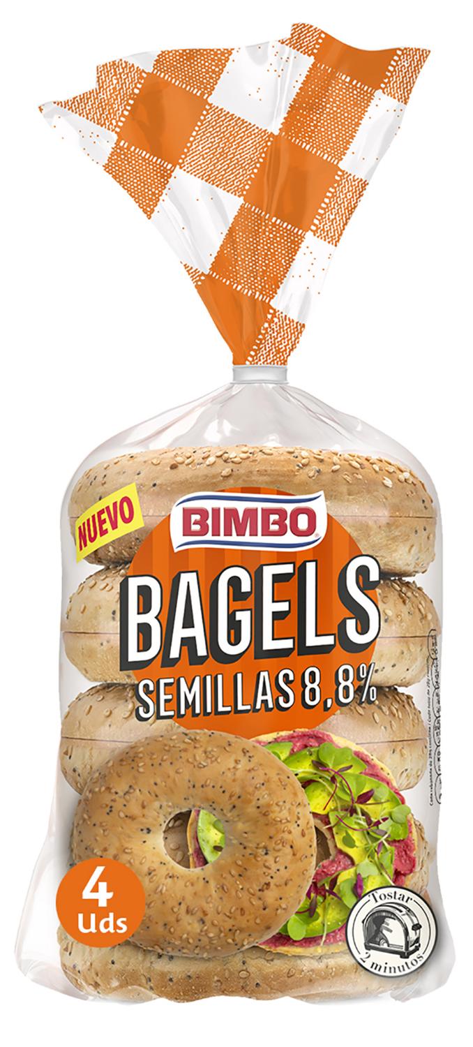 bagels bimbo semillas 4 ud 300gr