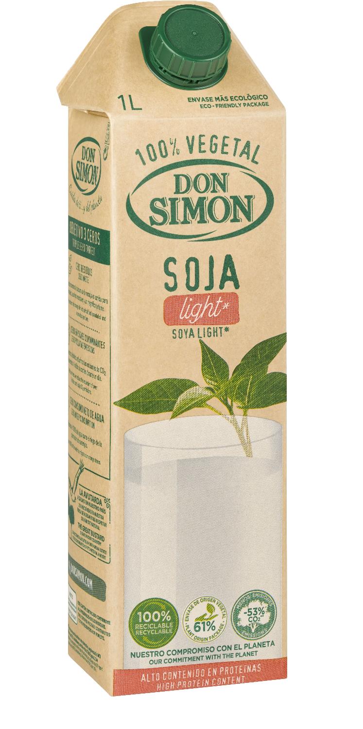 bebida de soja don simon light 1 l.