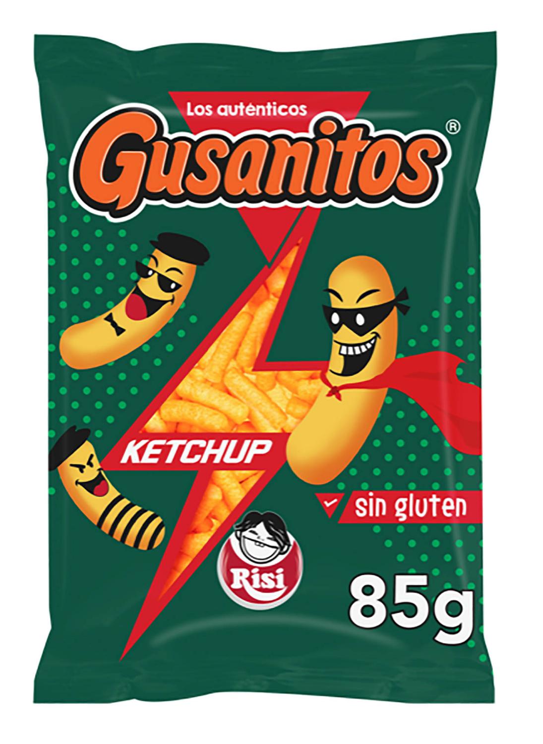 gusanitos ketchup risi 85gr