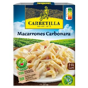 macarrones carbonara 375g carretilla