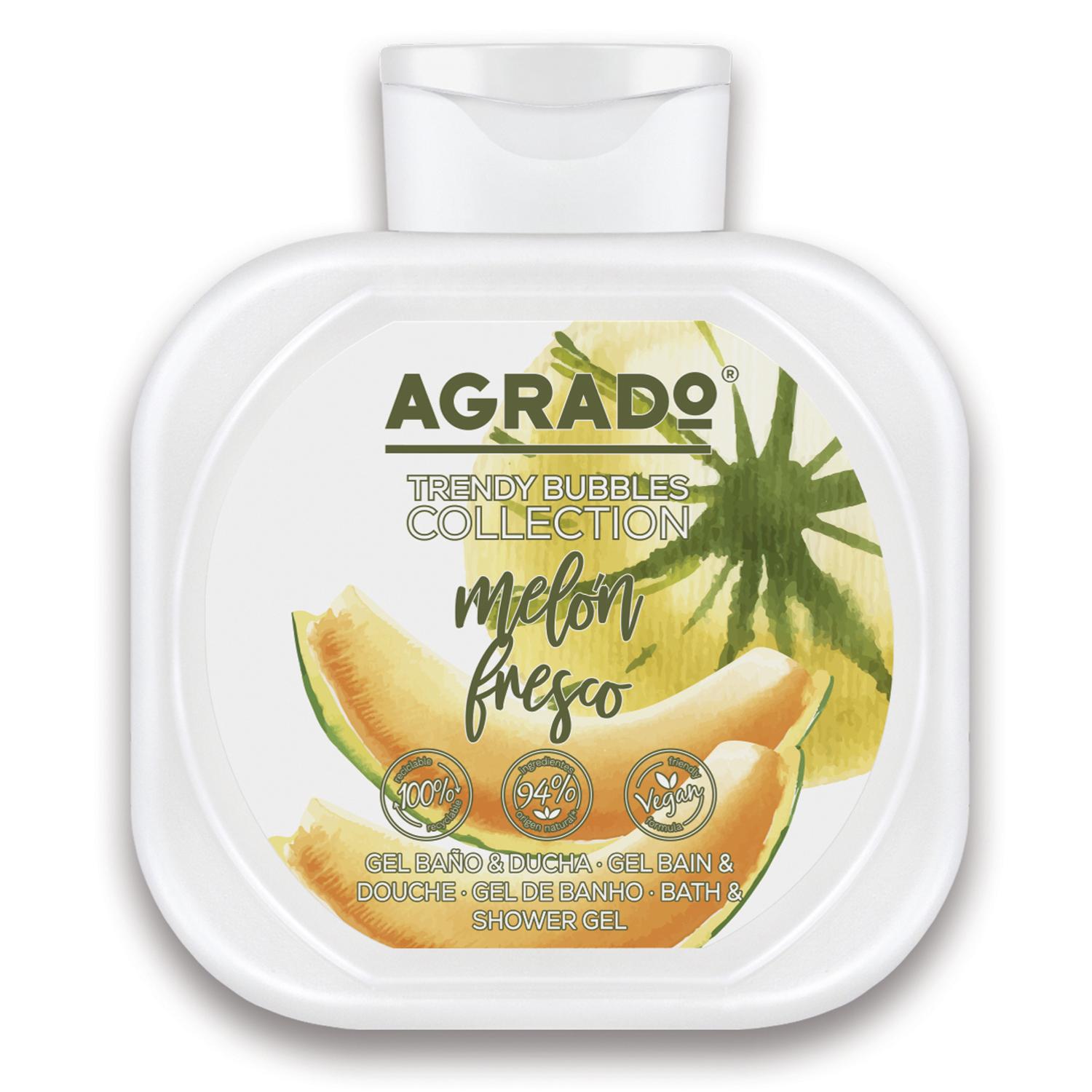 gel baño  melon fresco agrado 750 ml