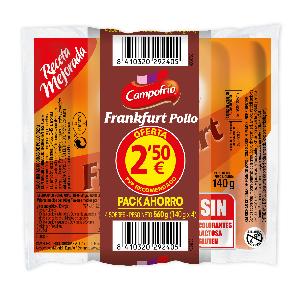 salchicha frankfurt pollo campofrio 140 g p-4 