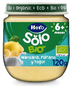 potito manzana/platano/yogur hero baby 120 g