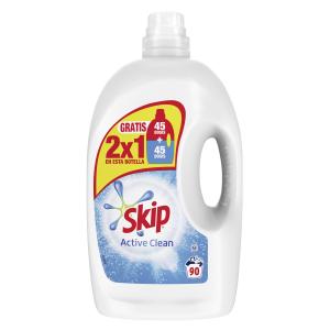 detergente liq active clean skip 45+45u