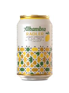 cerveza radler alhambra lata 33 cl