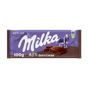 chocolate ext. cacao 45% milka 100 g