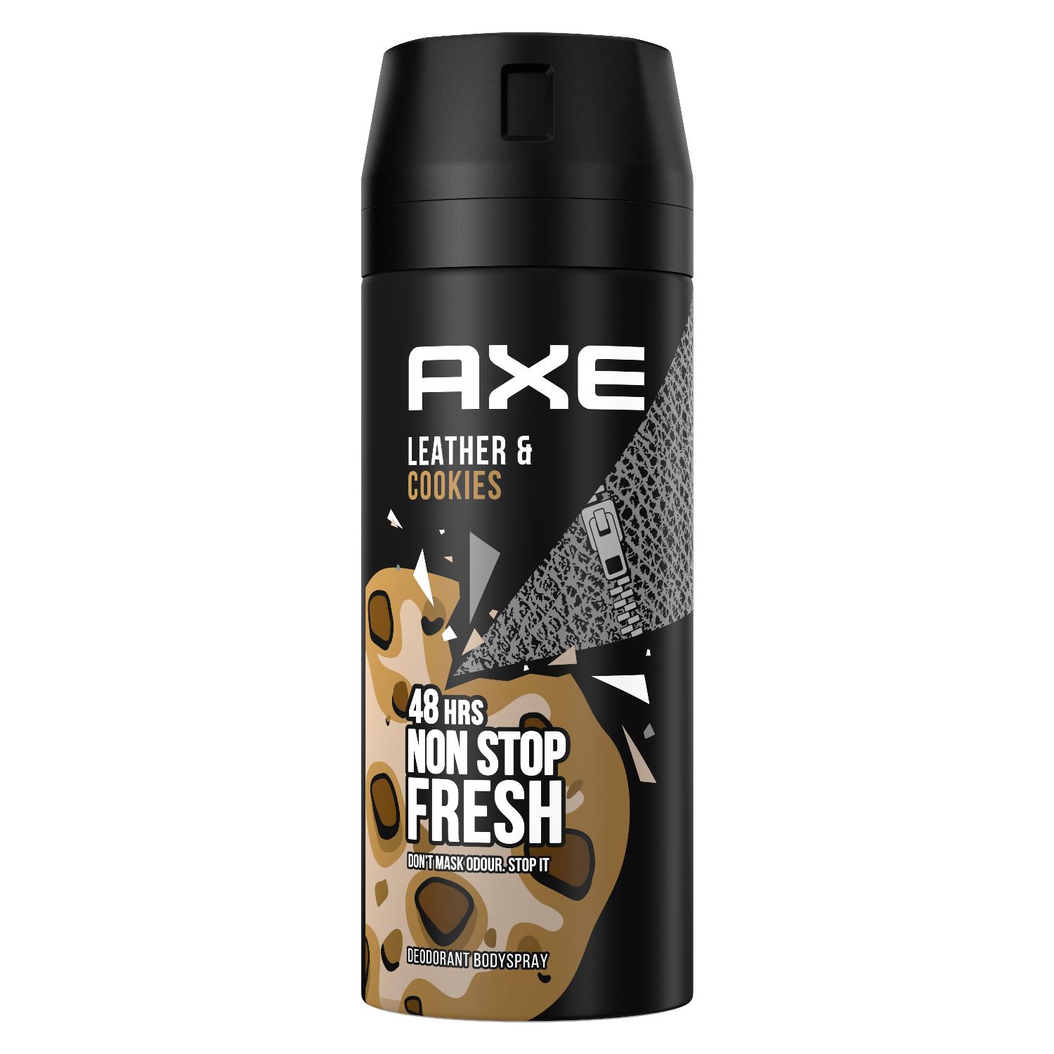 desodorante axe leather & cookies sp. 150ml