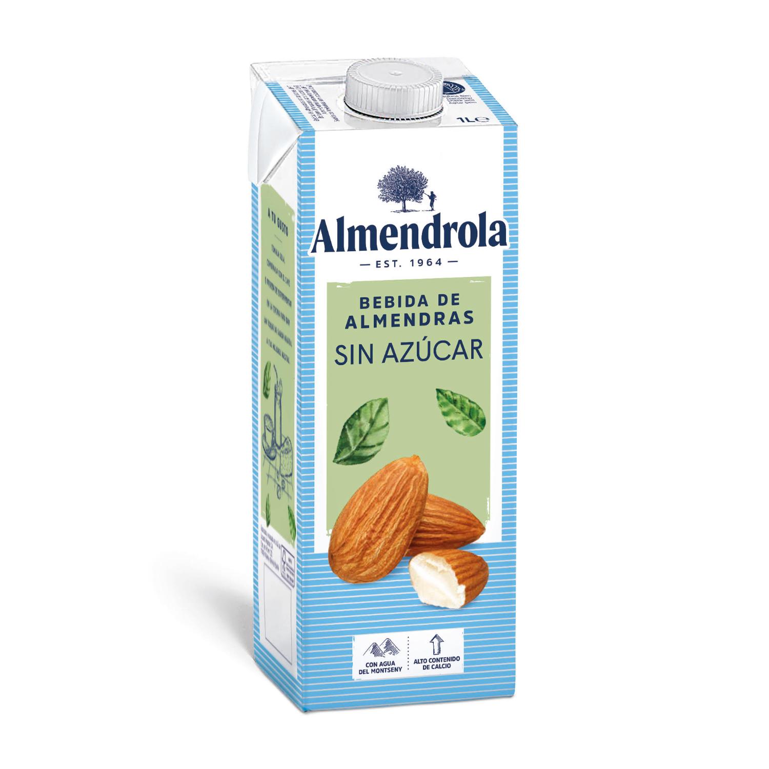 bebida de almendra s/azucar almendrola 1l