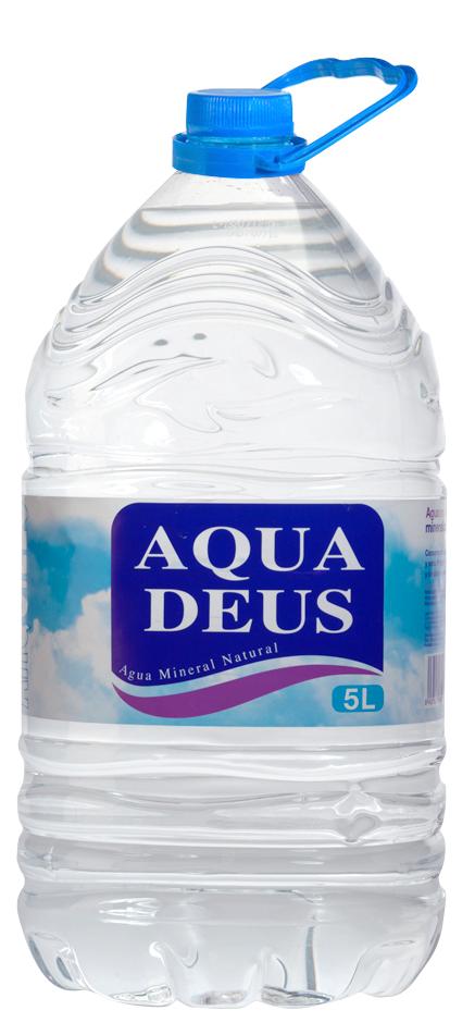 agua mineral natural aquadeus 5l.