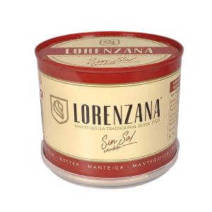 mantequilla sin sal lorenzana 500 gr