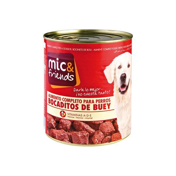 comida perro mic&fr.buey 720g