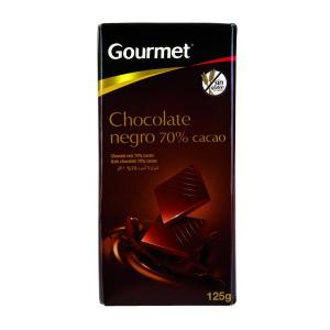 choco.gourmet neg.70% cacao 125g