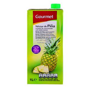 nectar gourmet piña s/azuc.1l
