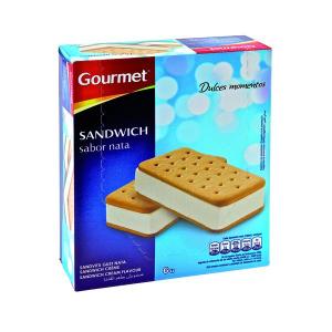 helado gourmet sandw.nata 318gr 6u