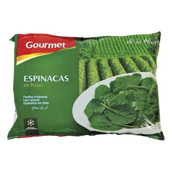 espinaca gourmet porc.400g