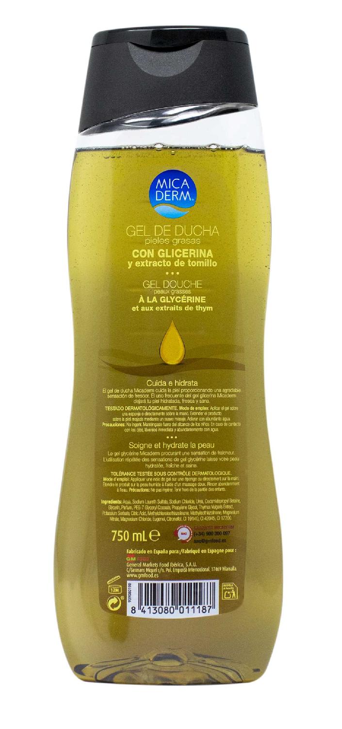 gel micaderm ducha glicerina 750ml