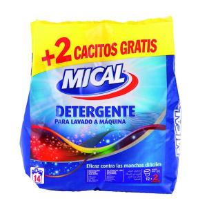 deterg.mical polvo bolsa 12+2d