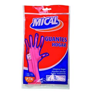 guantes mical rosa p-m