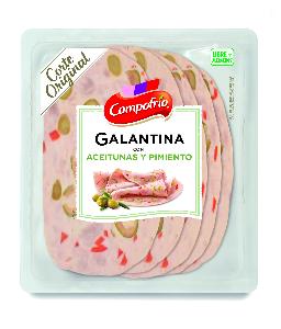galantina con aceitunas y pimientos 100g