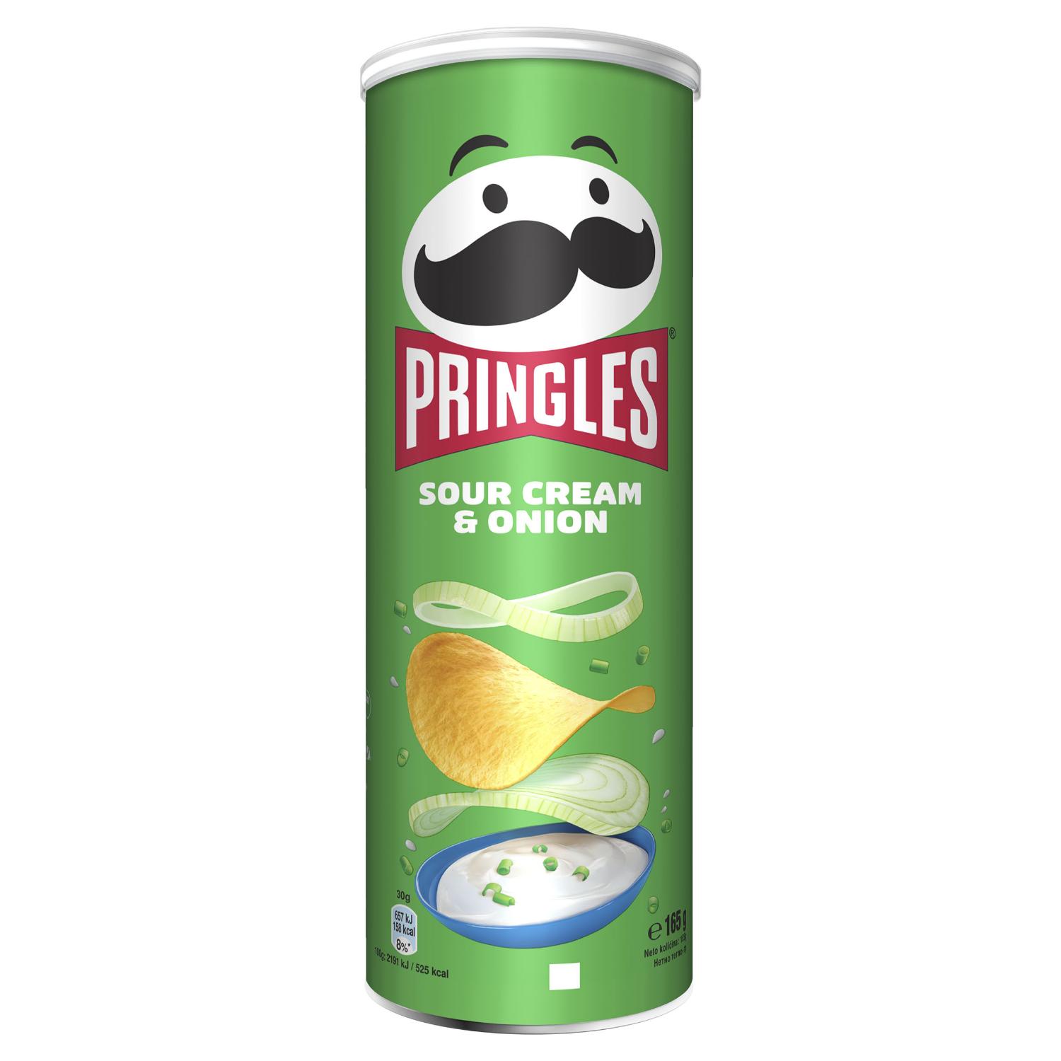 pringles sour cream&onion 165gr