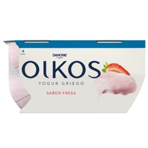 yogurt oikos sabor fresa danone 4x110gr