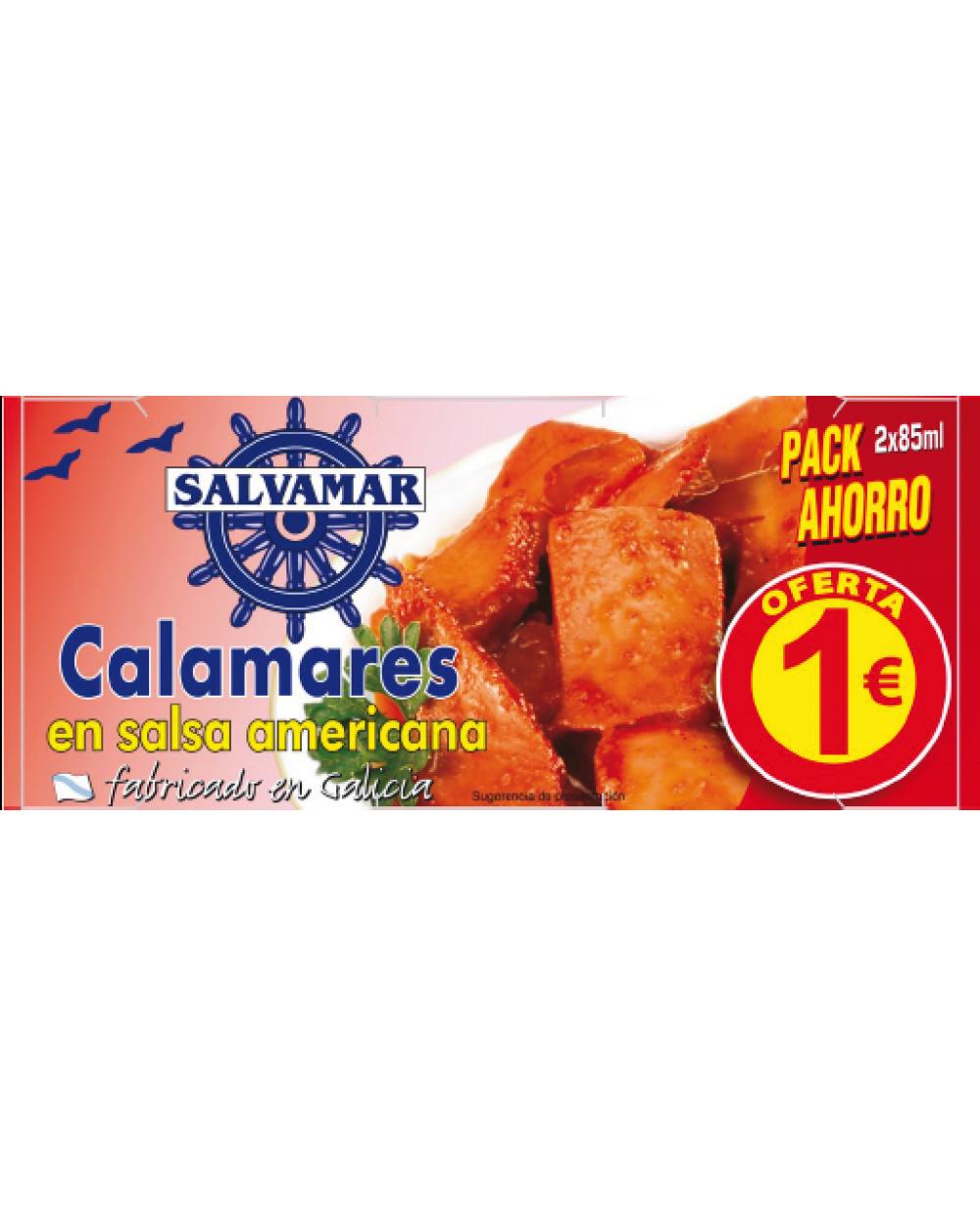 calamares en salsa americana 156gr salvamar