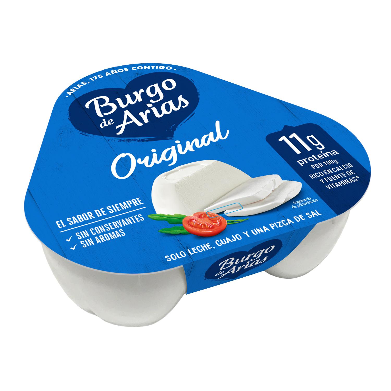 queso burgo arias 45%mg 72g p-3