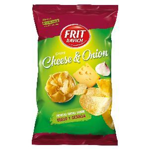 patatas chips queso - cebolla 125gr frit r.